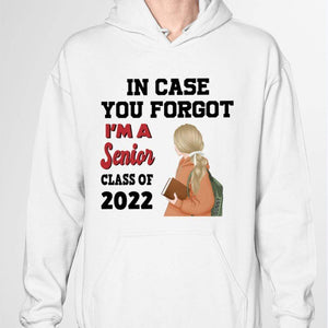 GeckoCustom Personalized Custom Back To School Shirt, I'm Senior 2022 Shirt, Senior 2022 Shirt, Class of 2022 Shirt Pullover Hoodie / Sport Grey Colour / S