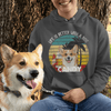 GeckoCustom Personalized Custom Dog Shirt, Vintage Retro Photo Custom, Life Is Better With A Dog, Gift For Dog Lover Pullover Hoodie / Black Colour / S