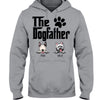 GeckoCustom Personalized Custom T Shirt, Dog Lover Gift, Fathers Day Gift, The Dog Father Pullover Hoodie / Sport Grey Colour / S
