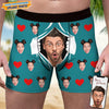 GeckoCustom Personalized Face Hands White Men's Boxer Briefs DA199 889344