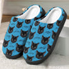 GeckoCustom Personalized Gift Plush Slippers Dog Cat Face Photo N369 54298 HN590