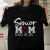 GeckoCustom Senior Mom Class Of 2025 Graduation Dark Shirt NHS87 890613 Basic Tee / Black / S