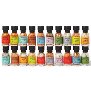 GeckoCustom Smokehouse by Ultimate Grilling Spice Set, Grill Seasoning Gift Set Flavors Include Chili Garlic, Rosemary and Herb, Lime Chipotle, Cajun Seasoning and More, Pack of 20