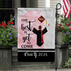 GeckoCustom The Best Is Yet To Come Garden Flag Class of - Girl Version, Senior Gift, Graduation Day HN590 HA75 891882