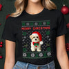 GeckoCustom Upload Photo Christmas Ugly Dog Cat Sweatshirt Hoodie N369 889819 Unisex T Shirt / Black / S