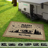 GeckoCustom Welcome To Our Campsite Camping Patio Rug, Patio Mat HN590