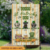 GeckoCustom ych St.Patrick's Day Dog Garden Flag HN590