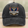 America 250 Years of Freedom 1776–2026 Anniversary Washed Denim Baseball Cap HA75 898690