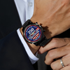 Custom Name 250 Years Of Freedom 1776-2026 4th Of July Men's Wrist Watch HO82 901554