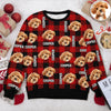 Custom Dog Photo And Name Christmas Ugly Sweater For Dog Lover TH10 896679