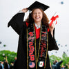 Class of 2026 Graduation Stole with Custom Name & Country Flag TH10 898309