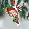 Custom Photo Baby Elf Personalized Christmas Acrylic Ornament HA75 898250