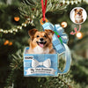 Custom Cute Dog Photo Gift Box From Your Buddy Acrylic Ornament LM32 893959