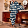 Custom Puppy Photo The Dog Father with Pawprints Design - Personalized Pajamas LM32 895753