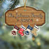 Family With Pets Personalized Acrylic Ornament CH07 899564