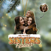 Custom Photo Sisters Siblings Forever - Personalized Acrylic Ornament LM32 895949