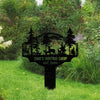 Custom Name Deer Forest Personalized Garden Stake HA75 920030