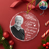 Custom Photo I'm Always With You Memorial Glass Ornament For Christmas TH10 896483