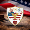 USA 250 With Eagle Acrylic Pin TH10 169313