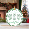 Custom Christmas Birthday Ceramic Ornament Gifts For Mom, Dad, Kids TH10 894741