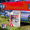Welcom To The Sweet Land Of Liberty Metal Sign TH10 898547