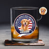 Celebrating America's 250th Anniversary With My Dog Custom Dog Photo Whiskey Glass CH07 910146