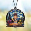 Just A Girl Who Love Books Personalized Book Lovers Suncatcher CH07 896524