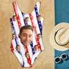 Custom Funny Face America Bathing Swimsuit Summer Party Gift CH07 895880