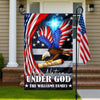 Custom Family Name One Nation Under God Patriot Eagle We The People Garden Flag HO82 900964