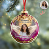 Custom Photo Forever In Our Hearts Memorial Acrylic Ornament HA75 897884