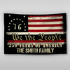 Custom Family Name We The People - 250 Years Of America Banner House Flag HO82 900970