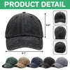 Custom Photo Forever In My Heart Memorial Washed Denim Baseball Cap HA75 892842