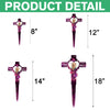 Custom Photo God Has You In His Arms, I Have You In My Heart Memorial Garden Stake HA75 892776