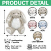 Personalized Ultrasound Photo Mother's Day Bunny Gift From The Bump for Pregnant Mom CH07 910896