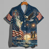 Personalized 4th of July 250th Anniversary Eagle American Flag Hawaiian Shirt LM32 669231