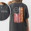 We The People America 250th Birthday US Flag Back & Front Dark Shirt CH07 910530