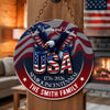 Custom Name Faith, Family & Freedom America 250 Years Personalized Door Sign HA75 898484