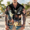 Personalized 4th of July 250th Anniversary Eagle American Flag Hawaiian Shirt LM32 669231