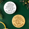Personalized Family Name We Wish You Have A Good Year Cookie Stamp LM32 897467