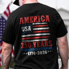 America 250 Years Semiquincentennial Back Shirt TH10 894667