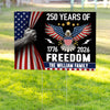 250 Years of Freedom Yard Sign America 250th Anniversary Garden Sign CH07 896830