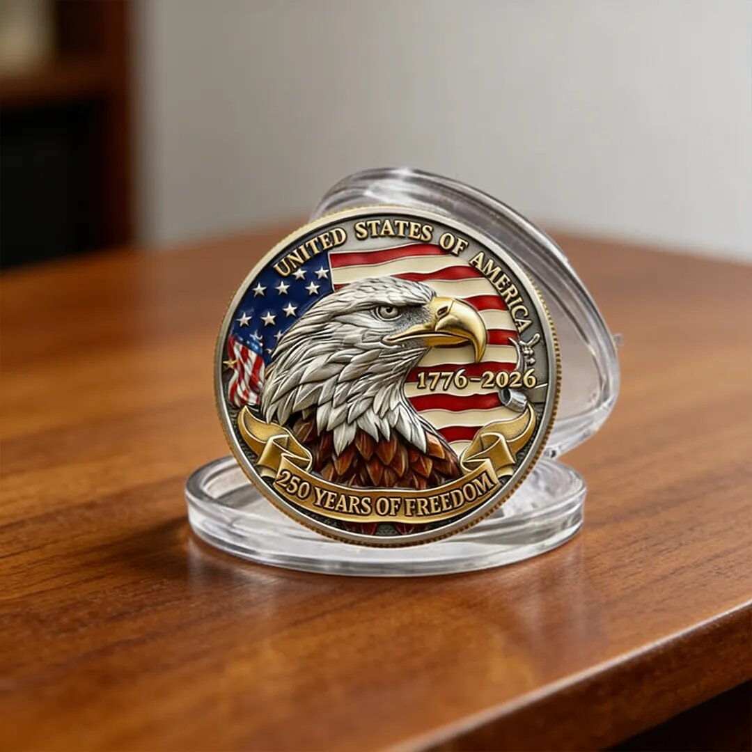 Faith & Nation America 250 Commemorative Coin – Celebrating 250 Years of Freedom LM32 899151