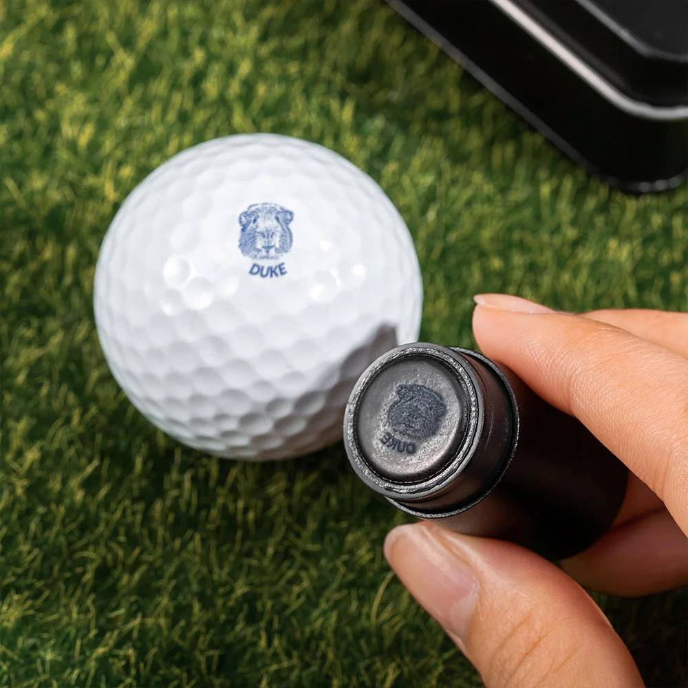 Personalised Dog Cat Pet Portrait Photo Golf Ball Stamp, Birthday Gift for Golf Players, Pet Lovers HO82 900620