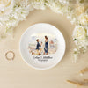 Custom Proposal Portrait Ring Dish Engagement Gift For Couple HO82 901020