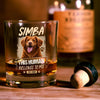 Custom Dog Cat Photo This Human Belong To Us Whiskey Glass HO82 902710