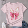 Gold Coquette Easter Bunny T-Shirt LM32 893123