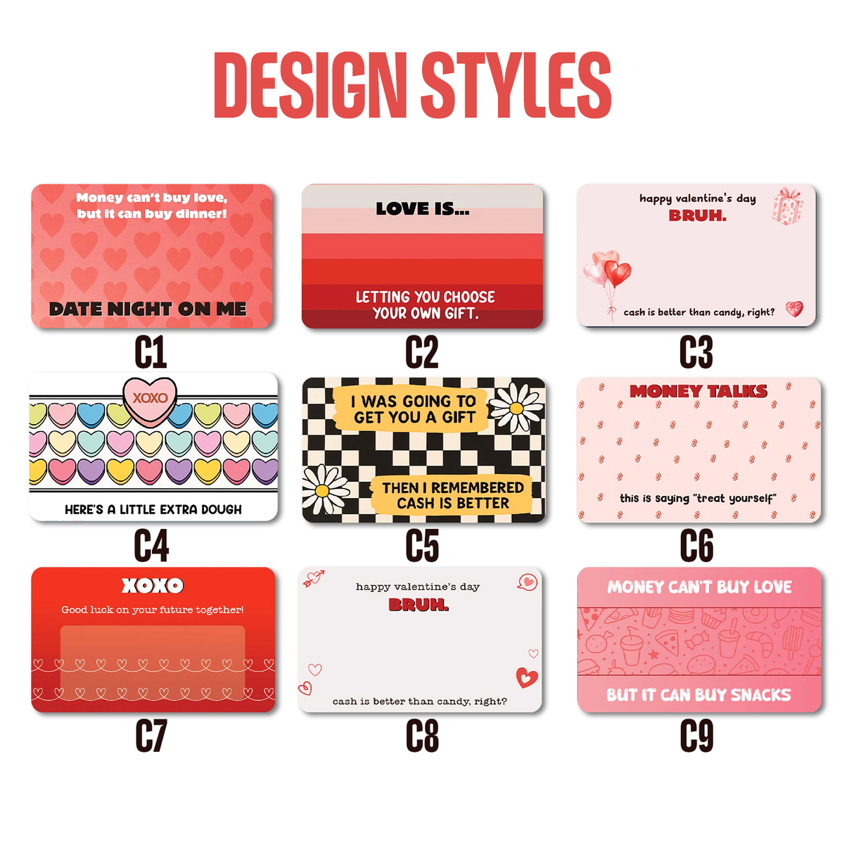 Custom Valentine's Day Money Holder Card Funny Gift For Couple HO82 901128