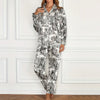 Custom Dog Breeds Chinoiserie Toile De Jouy Style Personalized Satin Pajamas HA75 892542
