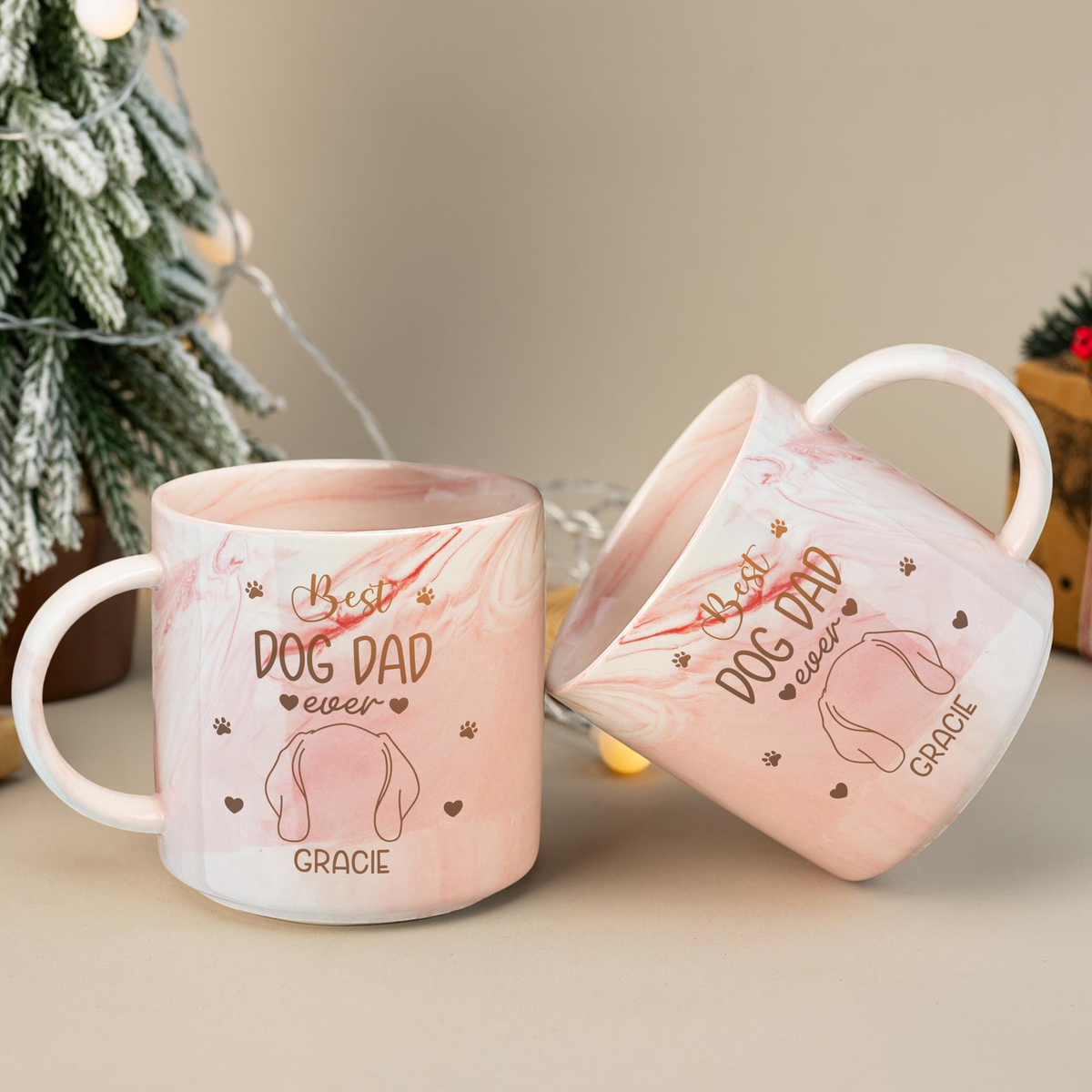 Best Dog Mom Ever Dog Marble Mug TH10 892487