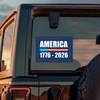 America 1776-2026 Car Window Decal Sticker TH10 896755